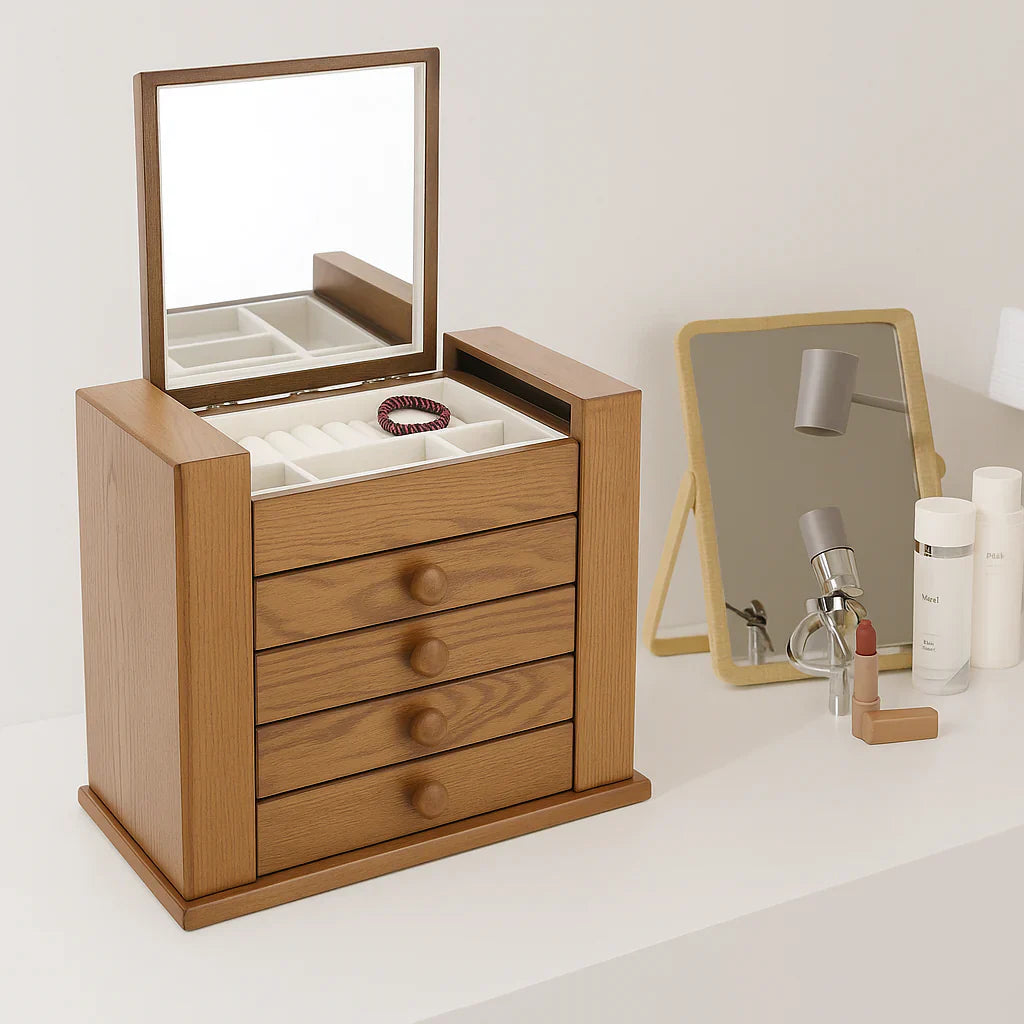 Boîte À Bijoux Bois Vintage