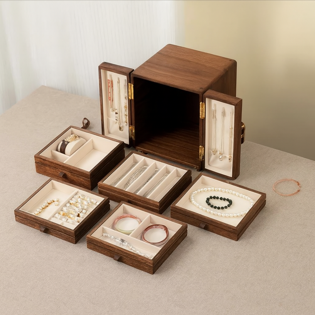 Boite a Bijoux en Bois Original