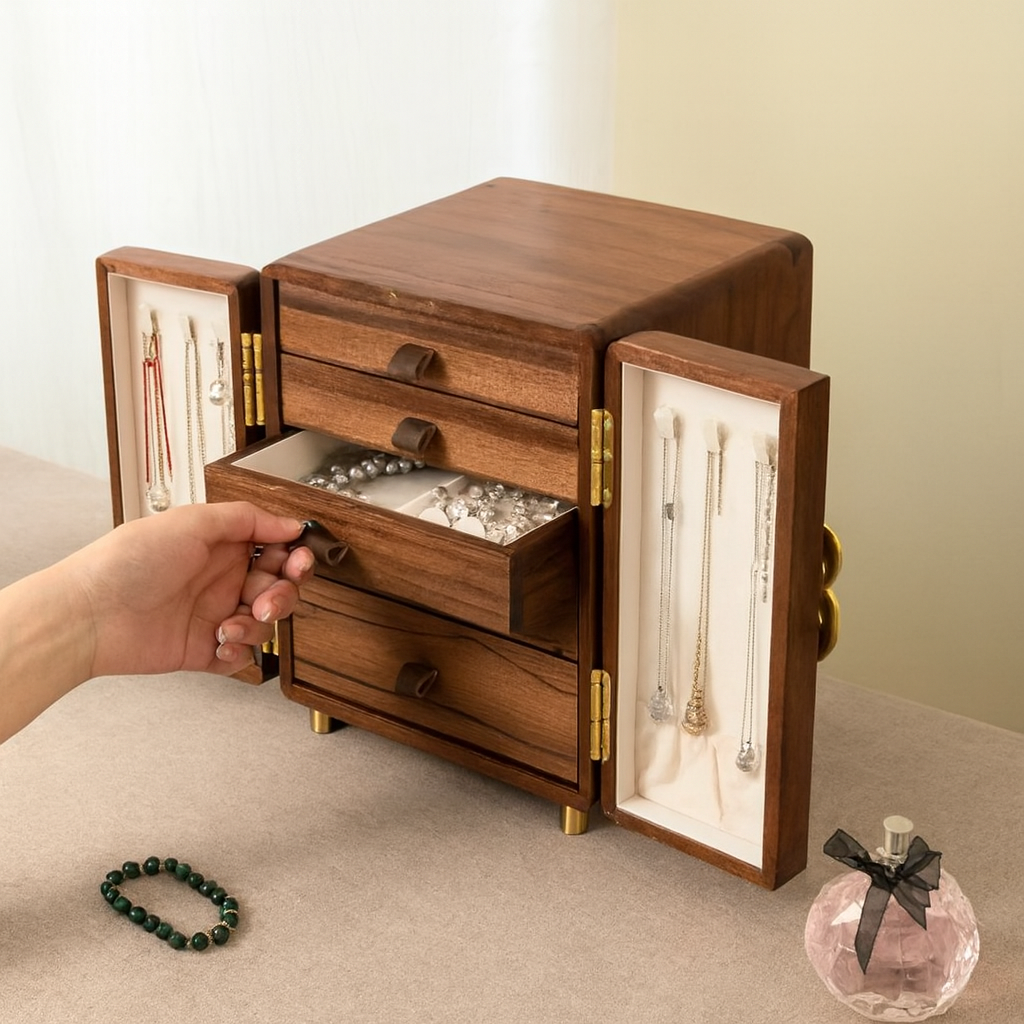 Boite a Bijoux en Bois Original