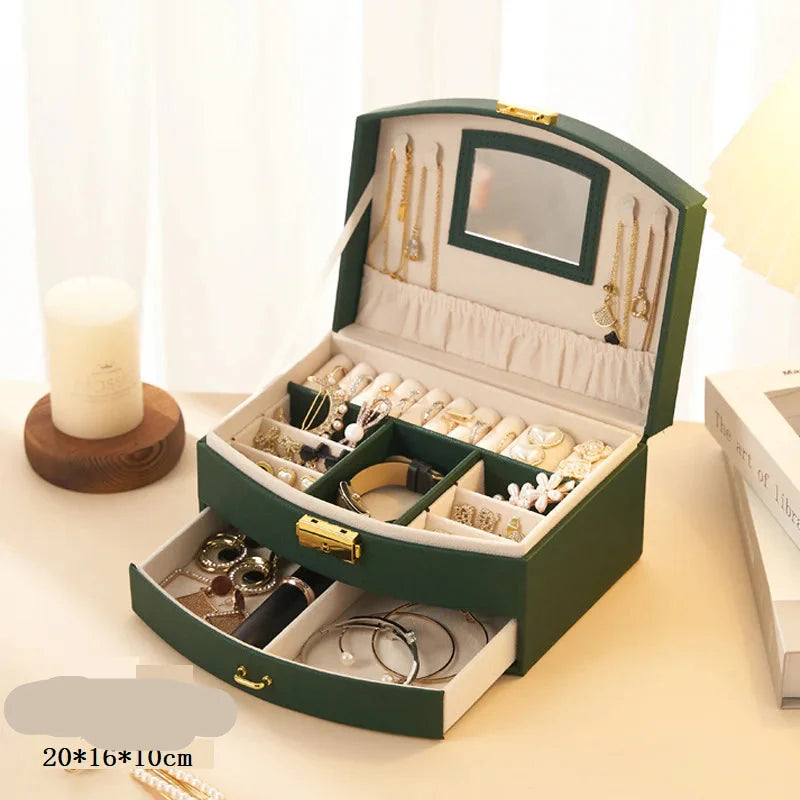 Coffret à Bijoux en cuir