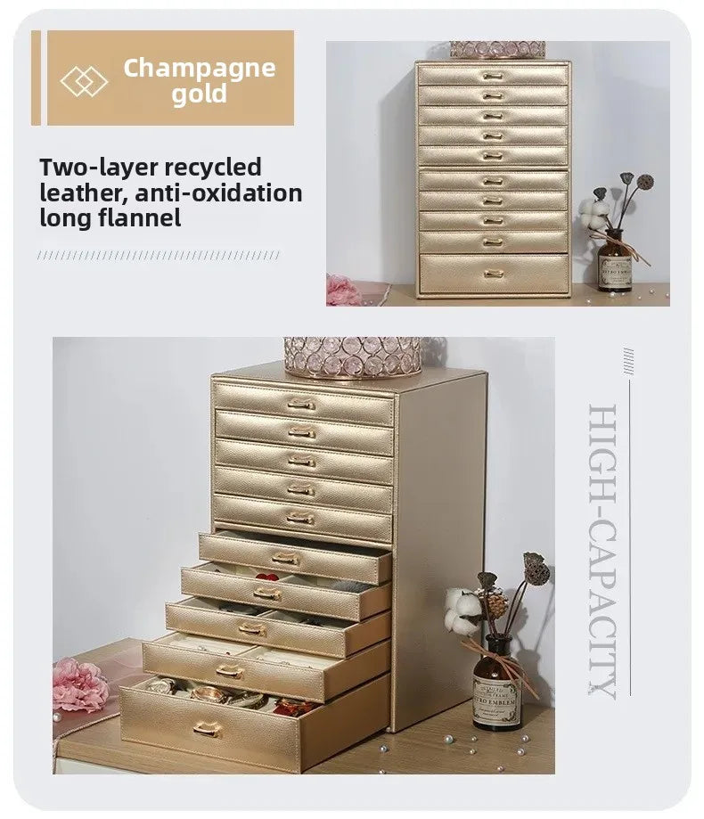 Boite a Bijoux 10 Tiroirs