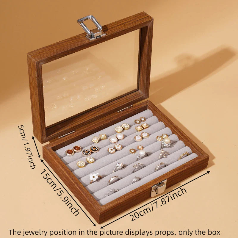 Boite à Bijoux Bagues Bois