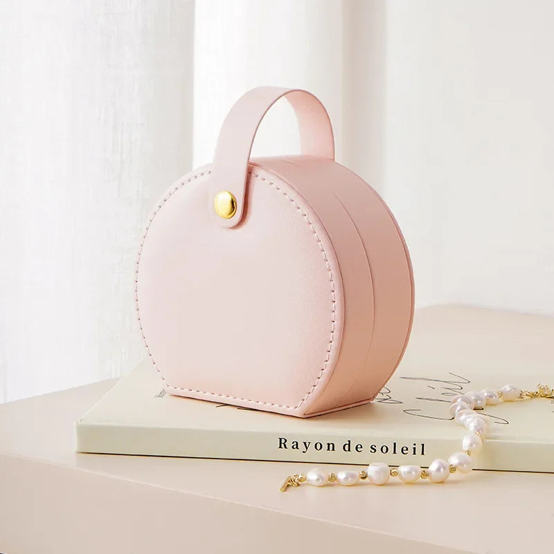 Boite a Bijoux de Voyage Ronde