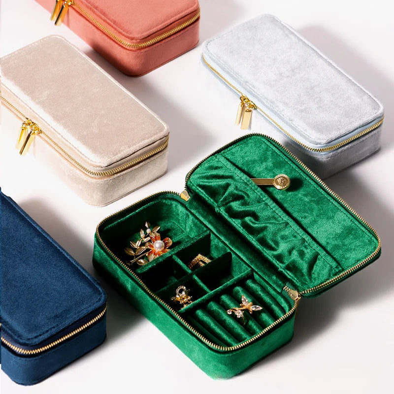 Boite a Bijoux Zippée Voyage