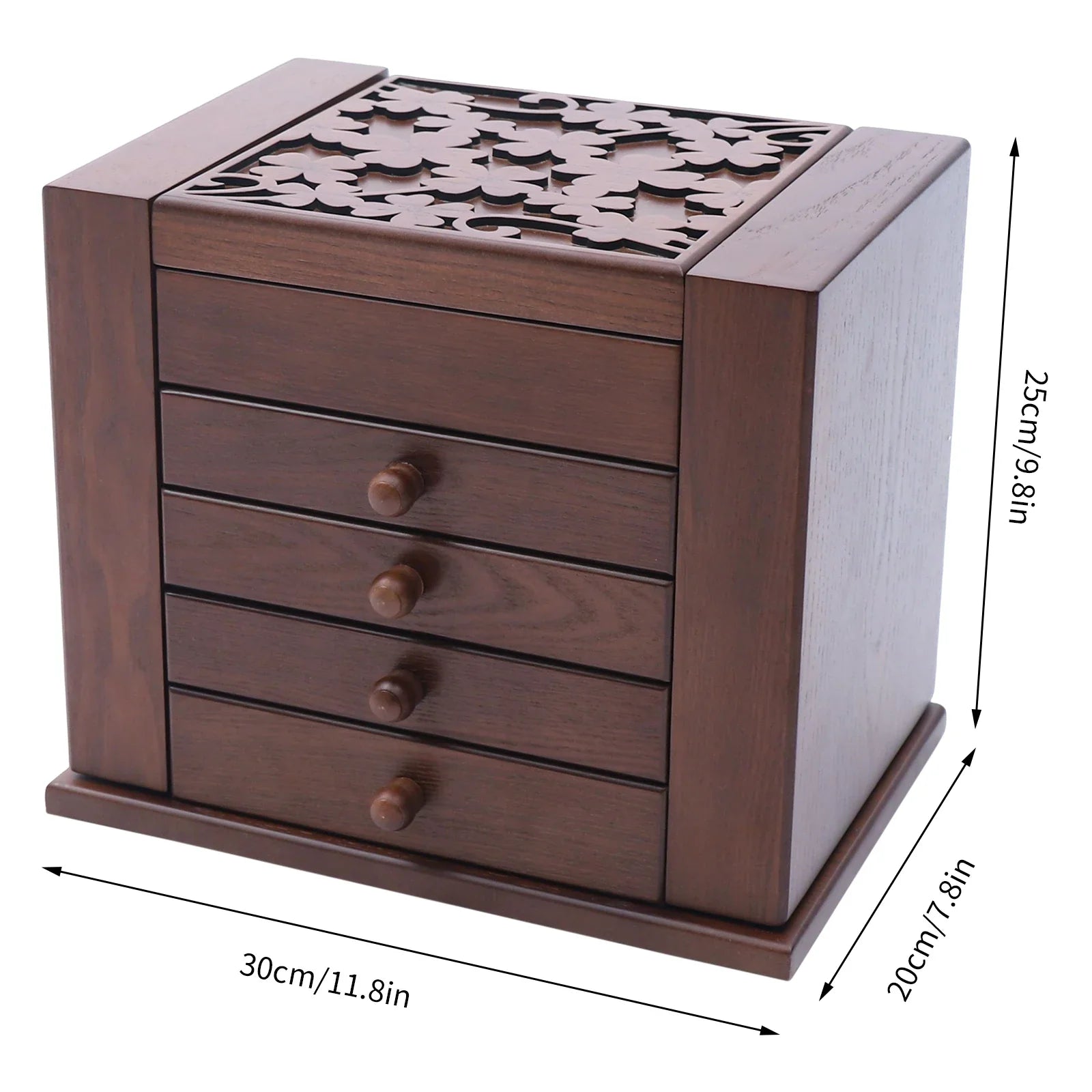 Boîte À Bijoux Bois Vintage