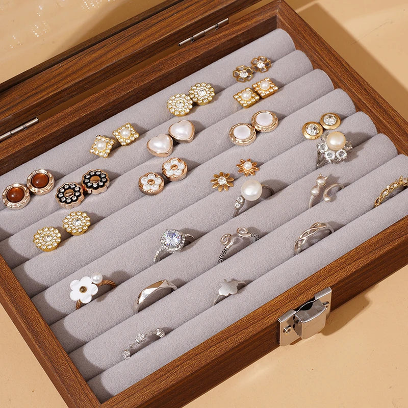 Boite à Bijoux Bagues Bois