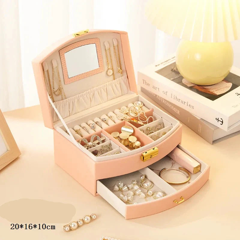 Coffret à Bijoux en cuir