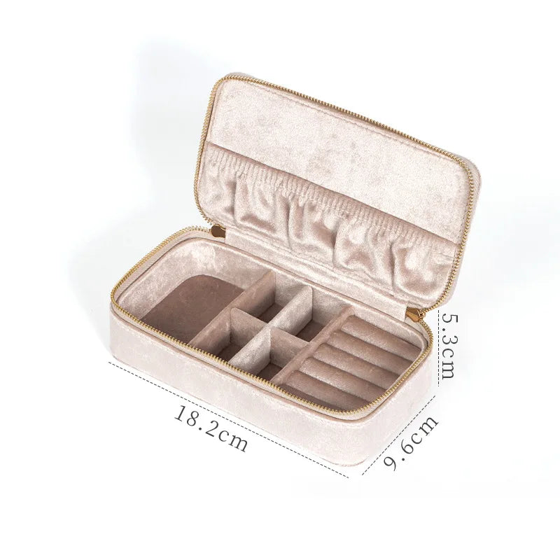 Boite a Bijoux Zippée Voyage