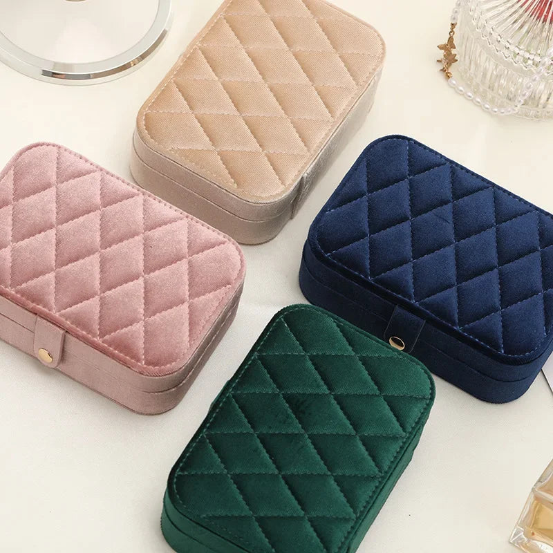 Boite a Bijoux de Voyage avec Miroir