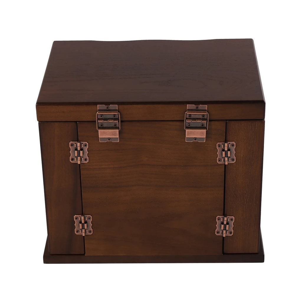 Boîte à Bijoux en Bois avec Miroir