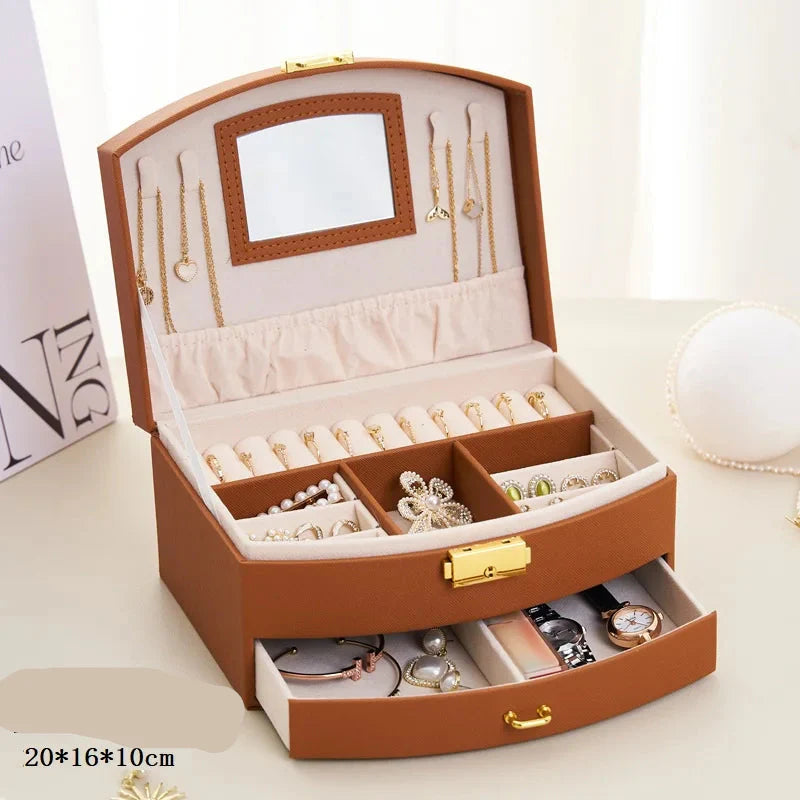 Coffret à Bijoux en cuir