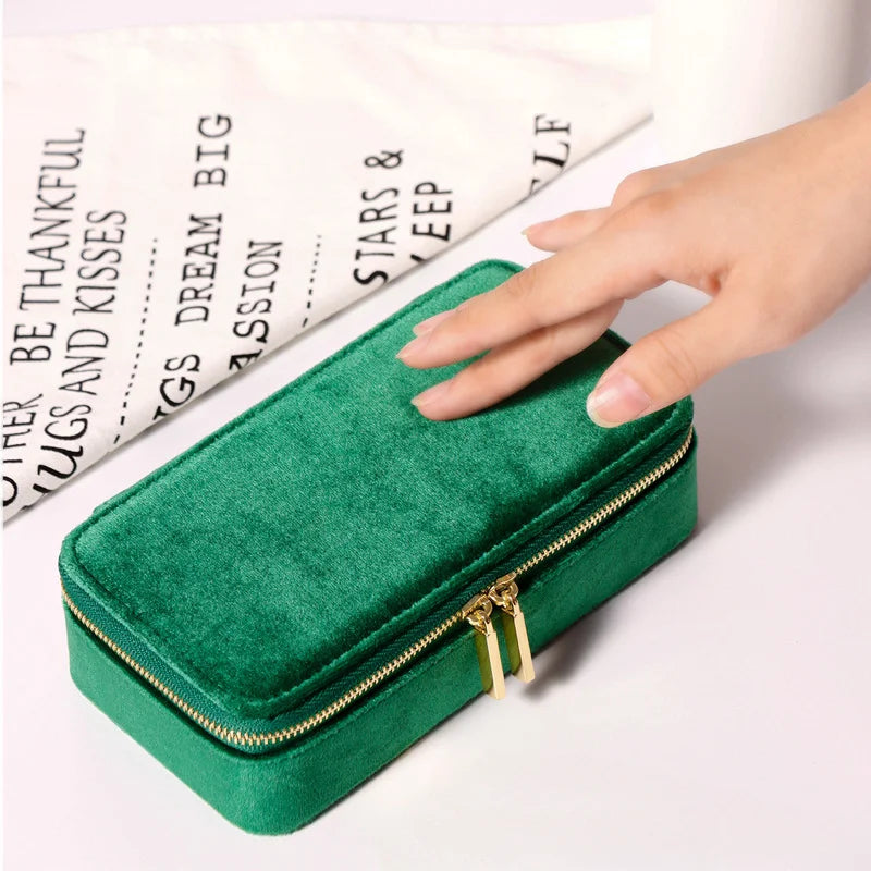 Boite a Bijoux Zippée Voyage