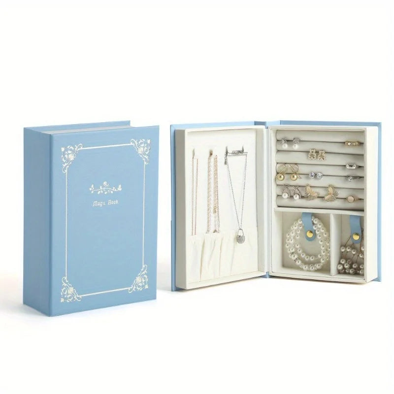 Boite à Bijoux en Forme de Livre