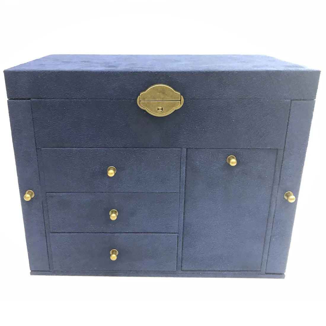 Boîte à Bijoux Grande Capacité avec Tiroirs et Compartiments