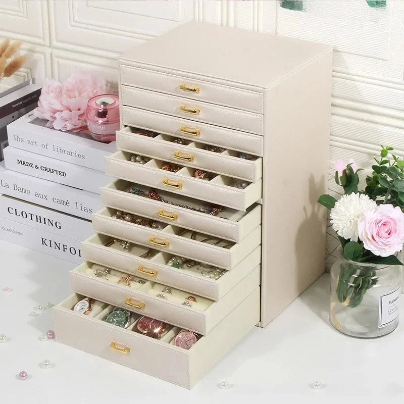 Boite a Bijoux 10 Tiroirs